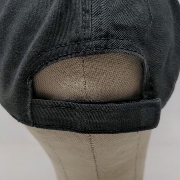 Indianapolis Motor Speedway IMS Strapback Hat Embroidered Logo Racing Black OSFM - Picture 8 of 11